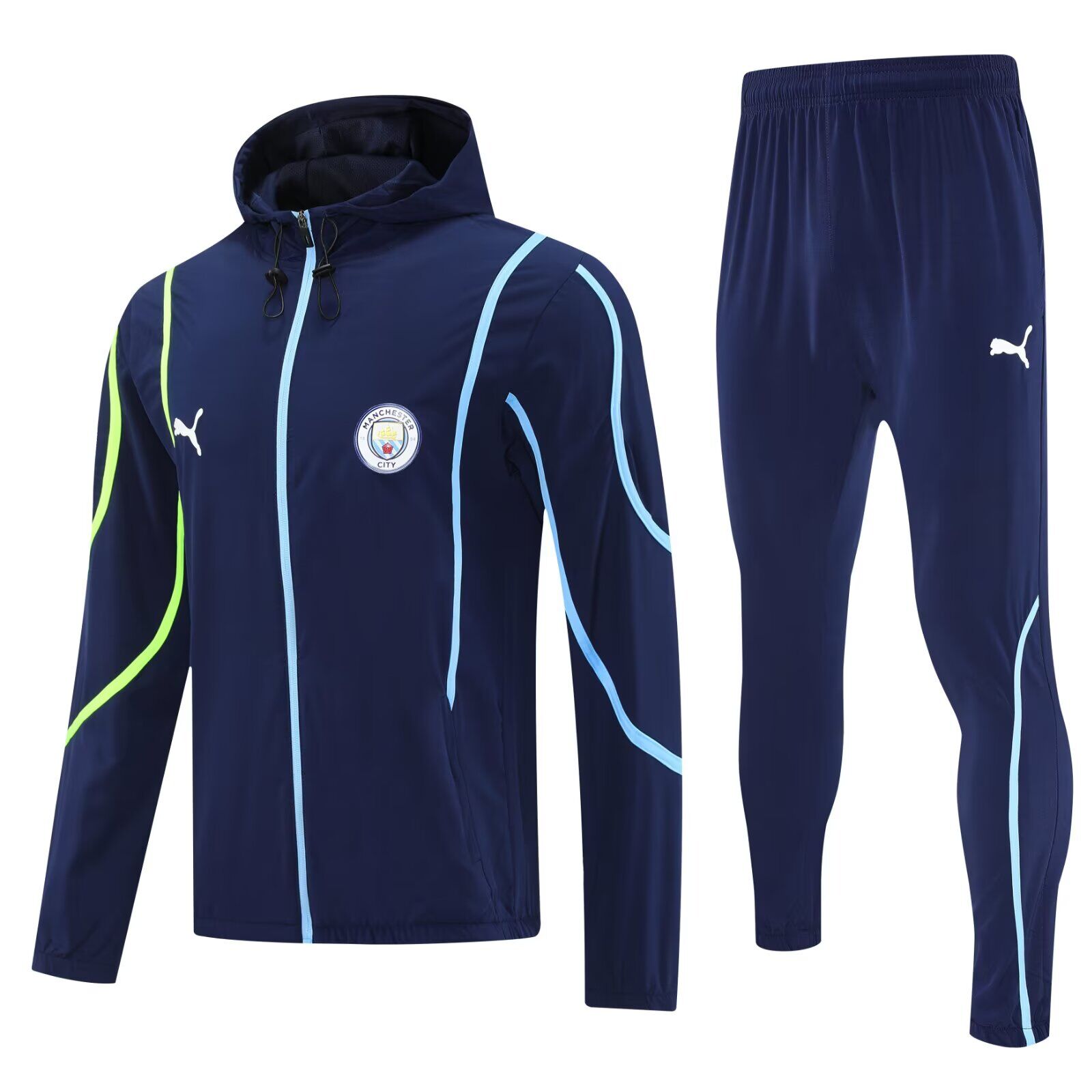 AAA Quality Manchester City 25/26 Windcoat Tracksuit - Navy Blue